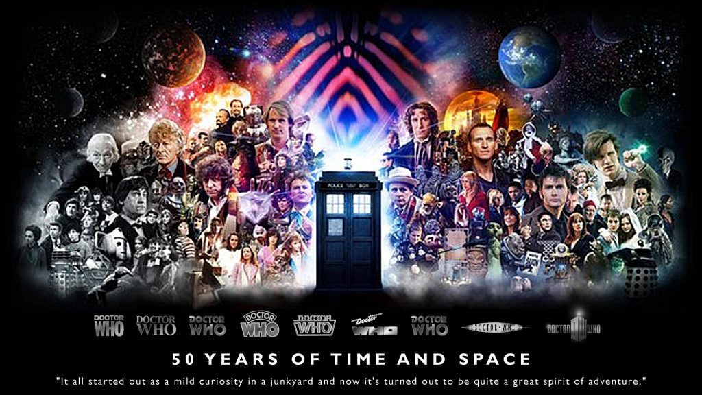 50 Years Of Time And Space - Doctor Who Wallpaper