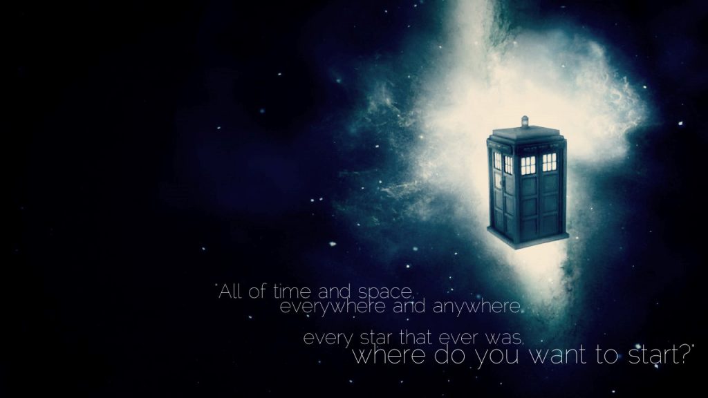 Everywhere and Anywhere - Dr. Who Wallpaper Background