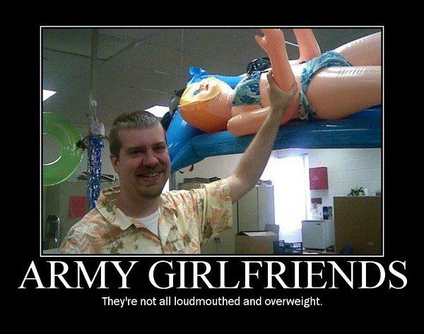 Army Girlfriends - funny caption photo