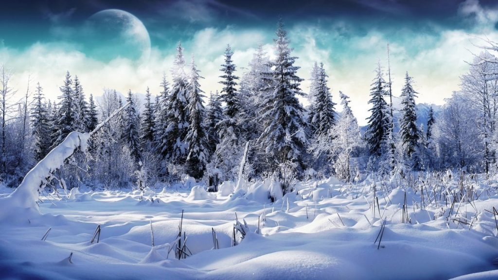 Cool Snowy Winter Wallpaper - landscape wallpaper backround