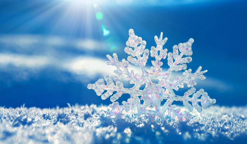 Beautiful Snowflake - Winter Wallpaper Background