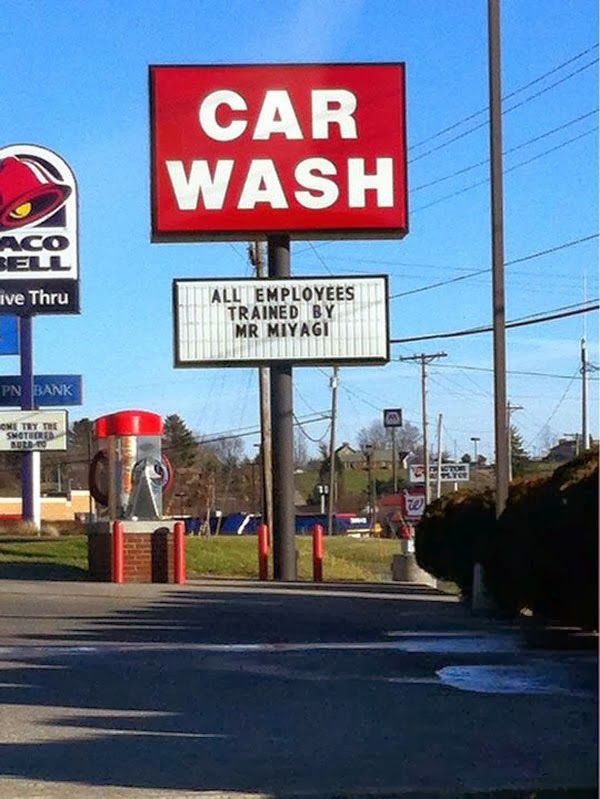 Funny Car Wash Sign - funny image