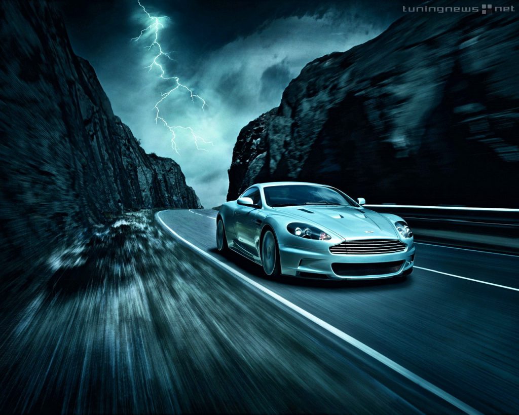 Moving Car  Mountain Road- HD Tablet Wallpaper Background