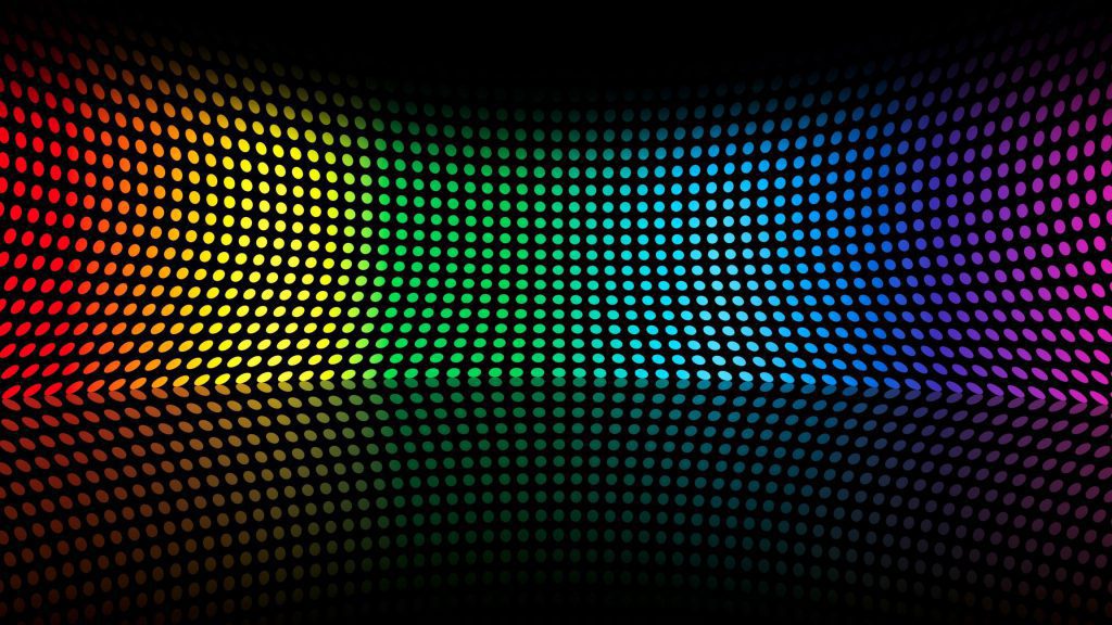 Rainbow Colored Dots wallpaper background