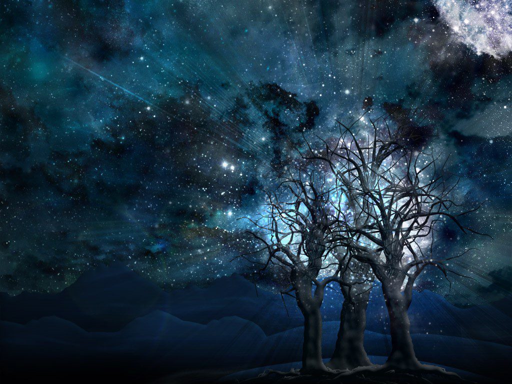 Amazing Sky And Trees Wallpaper - cool desktop background