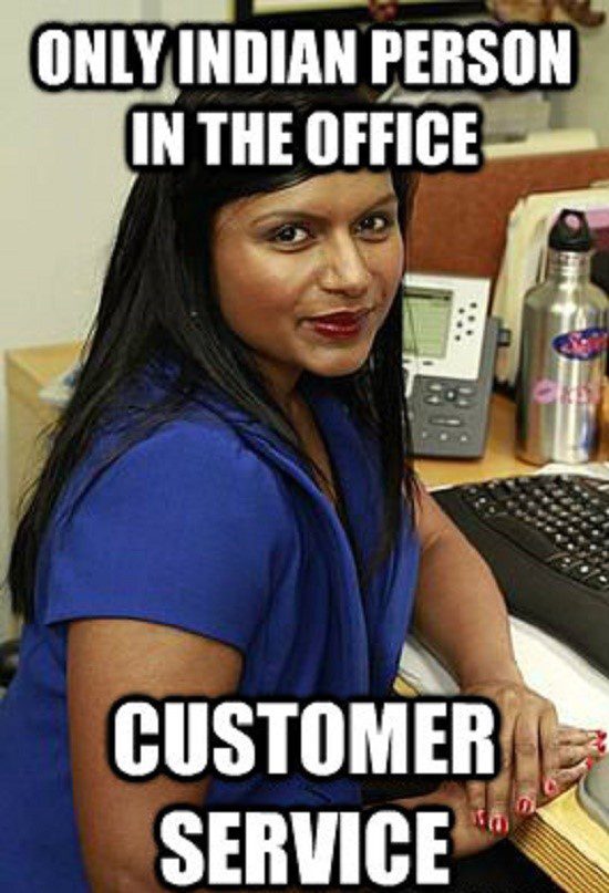 The Only Indian Person In The Office - Meme