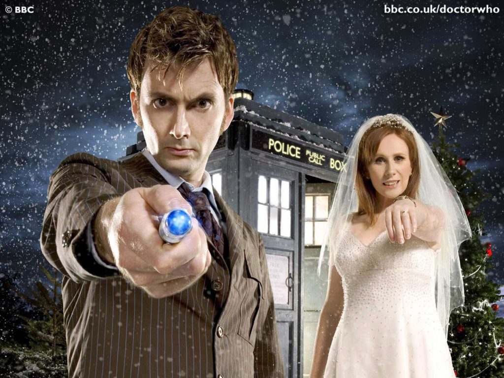 The Doctor And Donna - doctor who wallpaper sonic - tardis