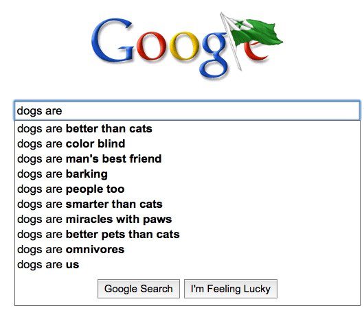 Dogs Are - Funny Google Search Suggestion