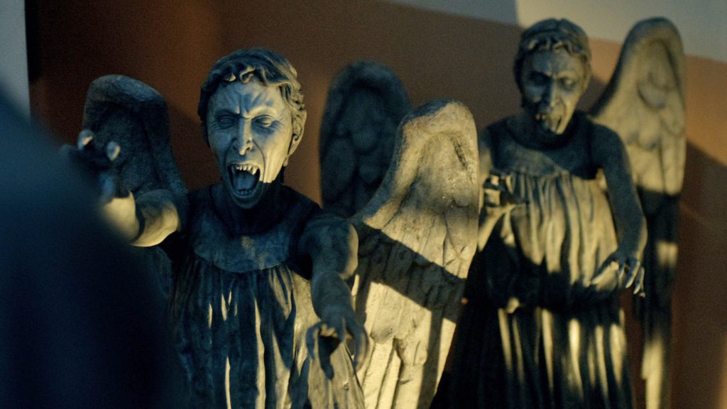 Don't Blink - Weeping Angels Wallpaper - background - dr. who tv show