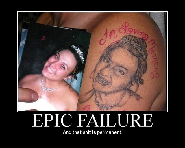 Epic Failure - Funny Tattoo Fail