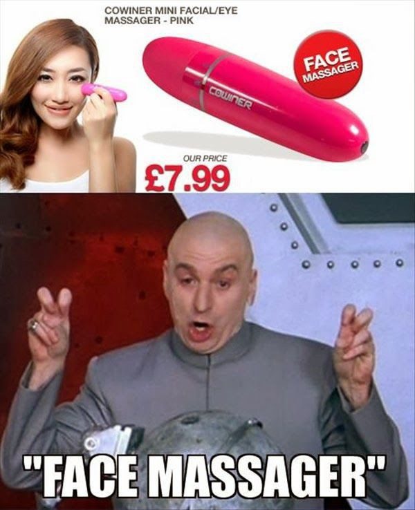  Funny Dr. Evil Meme Photo - Face Massager