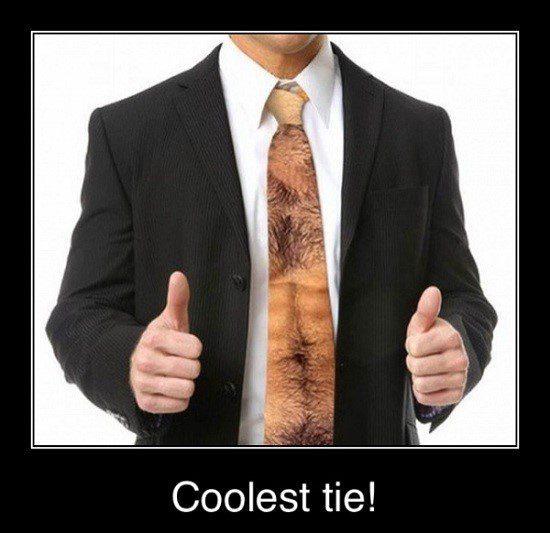 The Coolest Tie - funny caption photo