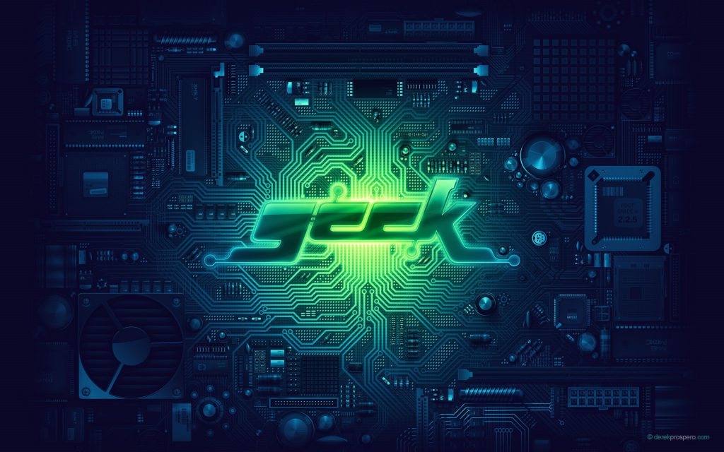 Geek Wallpaper - circuit board background