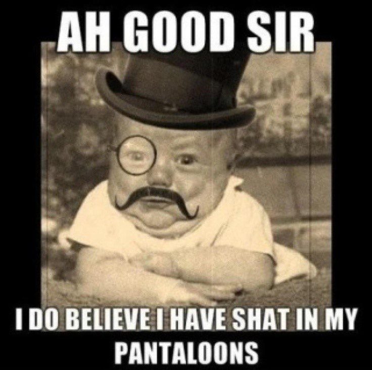Ah, Good Sir - Funny Baby Picture