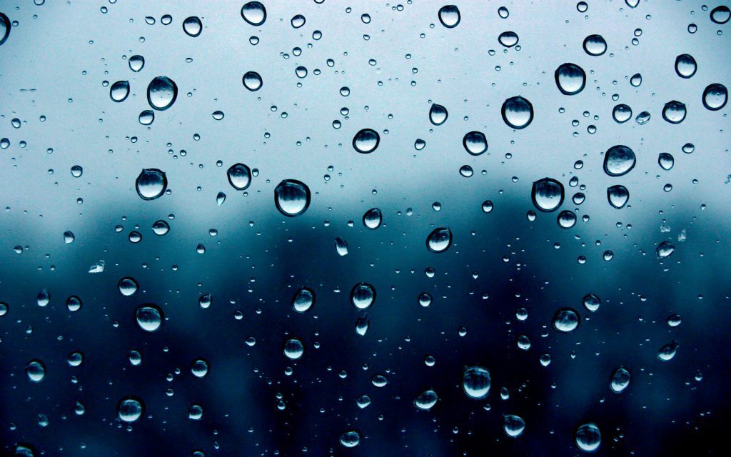 HD Water Droplets on glass wallpaper background