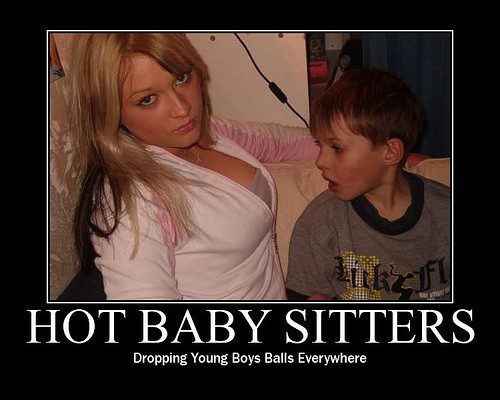 Hot Baby Sitters - Hilarious Caption Pictures