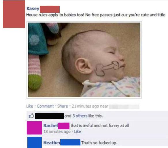 Just Cause You're Little And Cute - Funny Facebook Post
