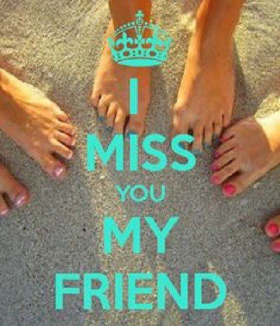 I Miss You My Friend - Best Friend Quote