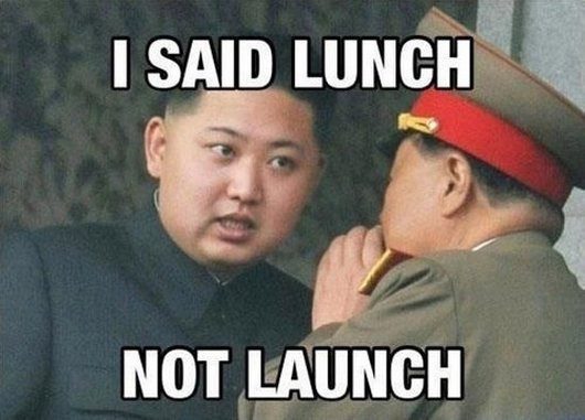 I Said Lunch, Not Launch - Funny Image Meme