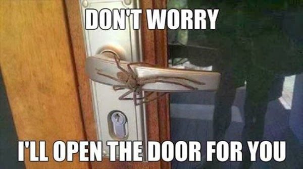 Don't Worry, I'll Open The Door For You. - Funny Image Meme