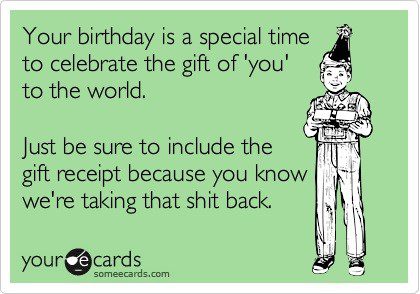 The Gift Of You - Funny Birthday E-Card