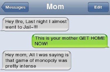 That Game Of Monopoly - Funny Fail Text Message Fail