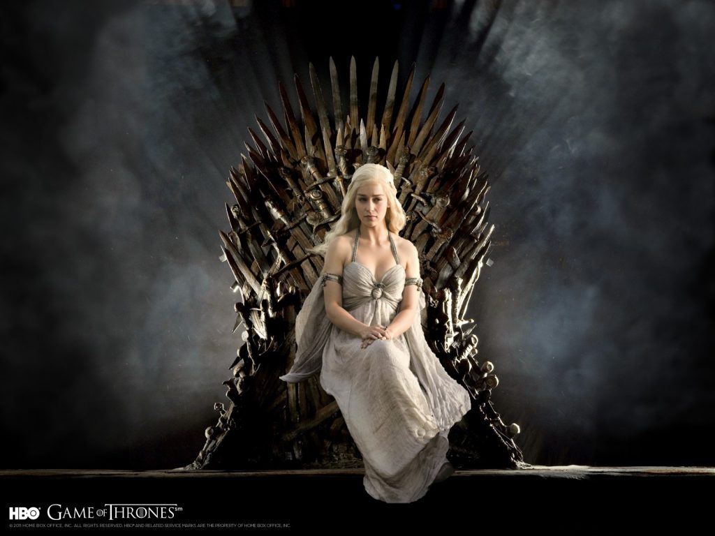 khaleesi throne wallpaper