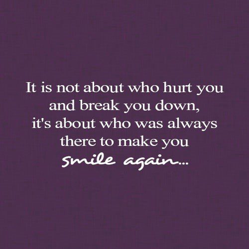 Smile Again - quote about moving on
