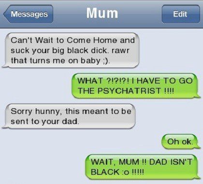 Meant For Dad - Funny Text Message Fail