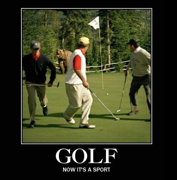 Golf: Now It's A Sport - really funny picture meme