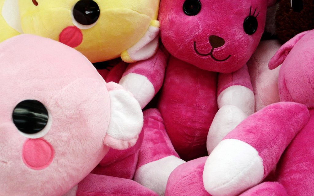 Pink Teddy Bears Wallpaper