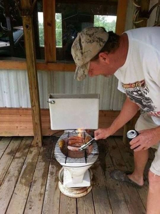 Redneck BBQ - Funny Picture