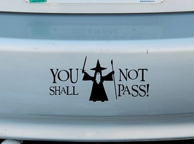 shall not pass