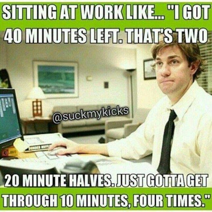 Sitting At Work Like - Funny Work Meme