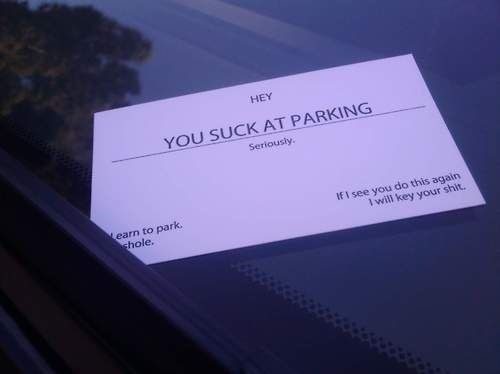 You Suck At Parking - Funny Photo