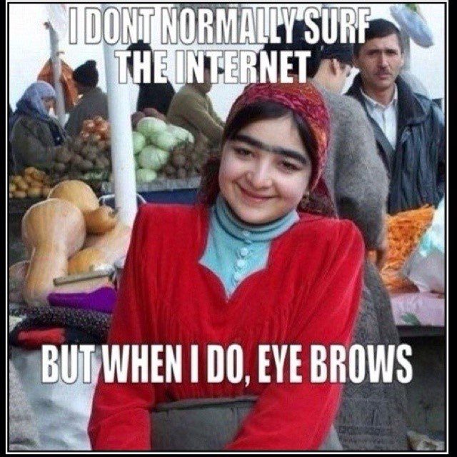 Eye Brows - really funny picture