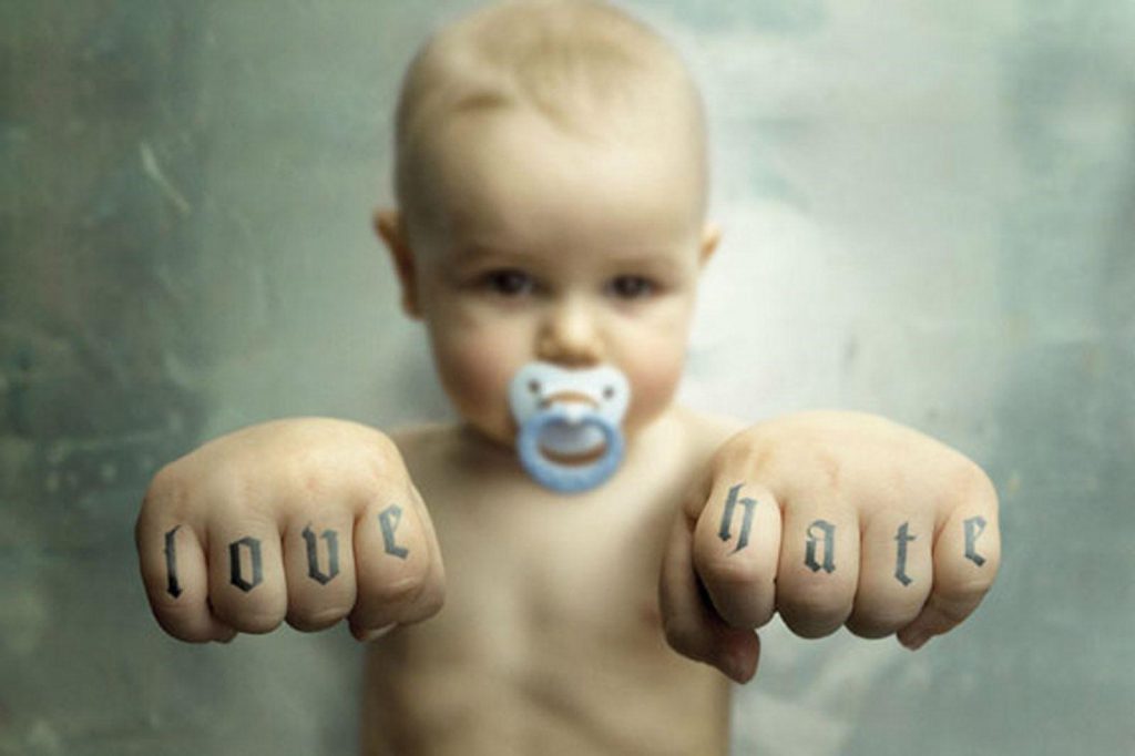 Funny Baby With Tattoos - Funny Meme