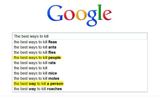 The Best Way To Kill - Funny Google Search Suggestion