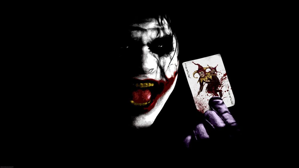 Joker With The Joker - cool desktop background