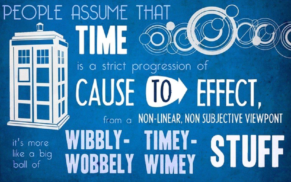 The Timey Wimey Stuff - Dr. Who Background Wallpaper
