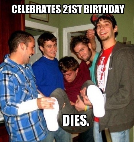 Funny 21st Birthday Meme