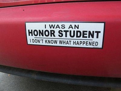 was and honor student