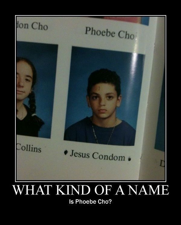 What Kind Of Name - Really Funny Picture