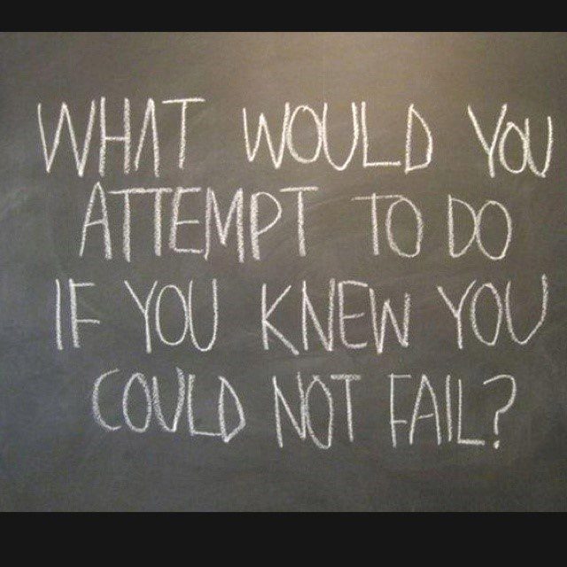 What Would You Attempt To Do If You Knew You Could Not Fail? - Uplifting Quote