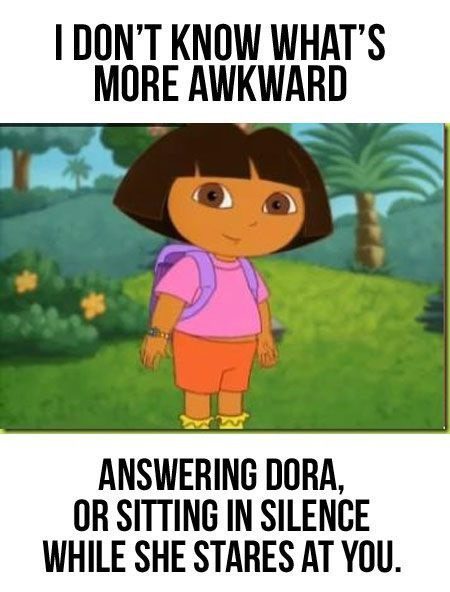 Answering Dora - really funny picture