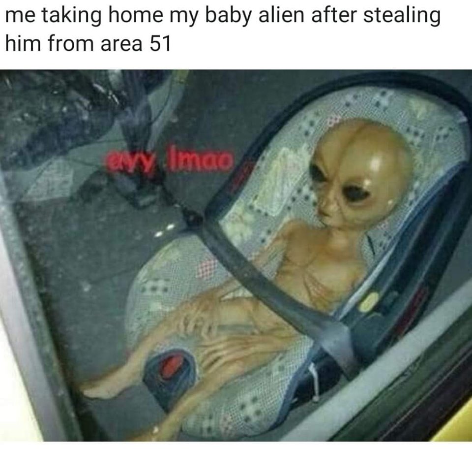 stealing an alien baby
