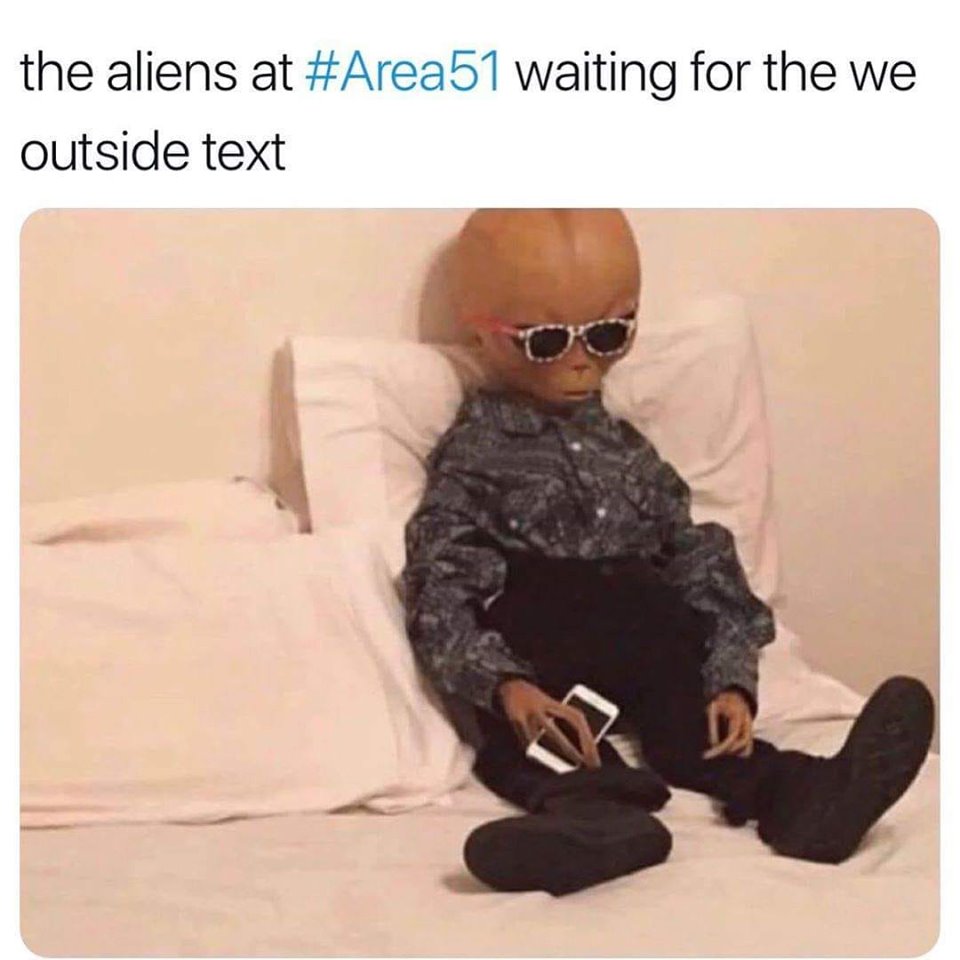 waiting for the text