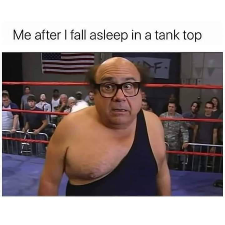 Fall Asleep In A Tank Top