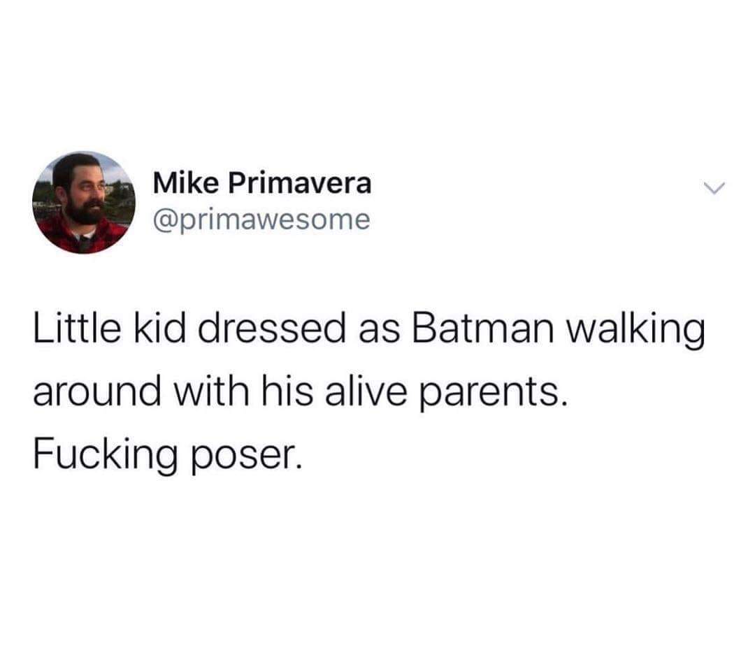 Little Kid Walking Around As Batman