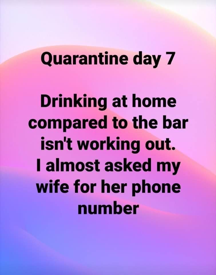 Asked My Wife For Her Phone Number - quarantine memes